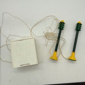 Department 56 Original Snow Village Traffic Lights Set of 2 Battery Box -PARTS